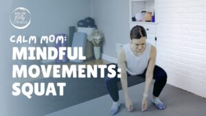 Fitness Trainer performing a deep squat